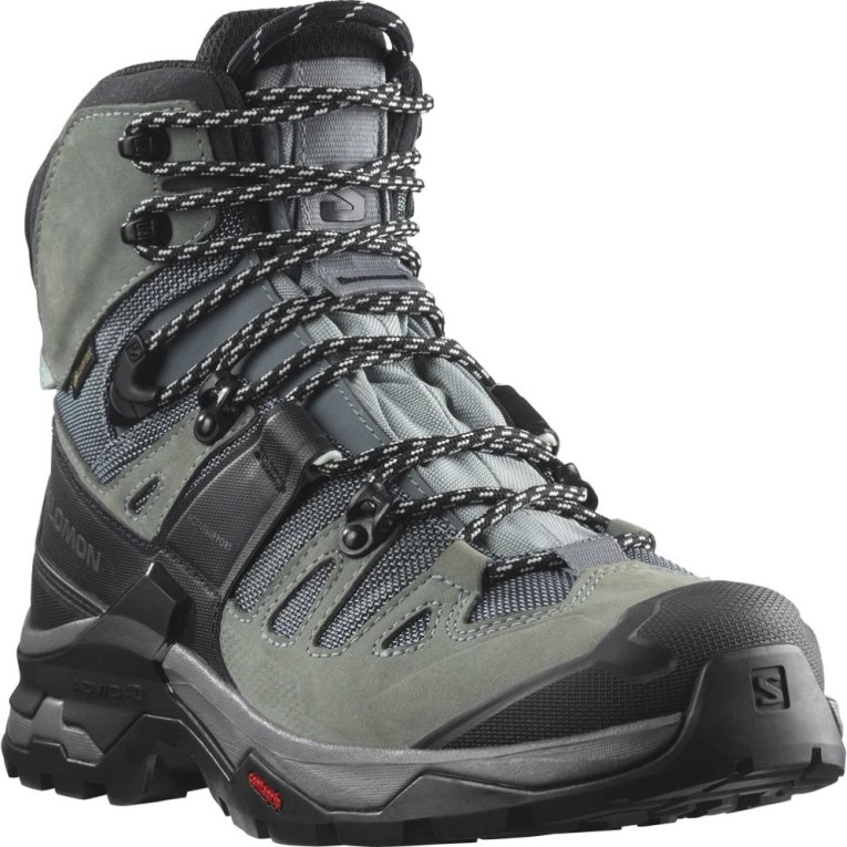 Botas Montaña Salomon Quest 4 GTX Mujer Verde Oliva Negros | MX FNHG415